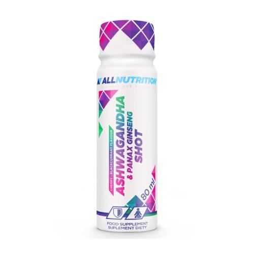 Miniaturka artykułu - Allnutrition Ashwagandha & Panax Ginseng shot, 80 ml