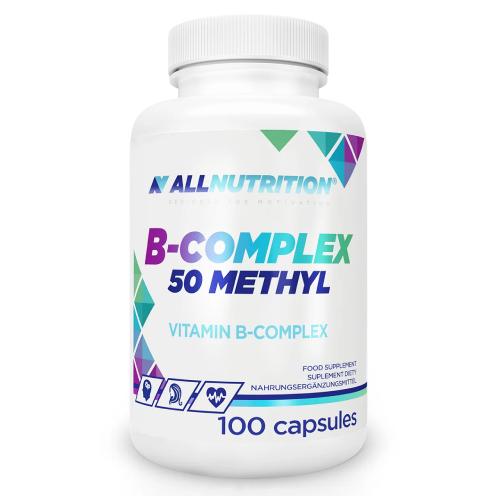 Miniaturka artykułu - Allnutrition B-Complex 50 Methyl witaminy z grupy B, 100 kaps.