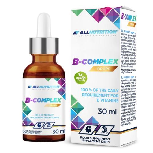 Miniaturka artykułu - Allnutrition B-Complex Drops krople, 30 ml