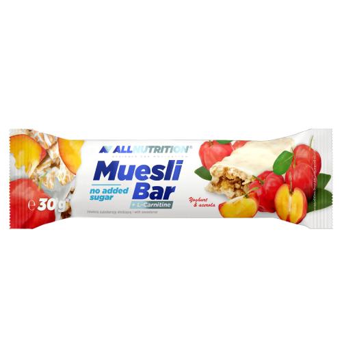 Miniaturka artykułu - ALLNUTRITION Muesli Bar Baton energetyczny z l-karnityną Jogurt & Acerola, 30g