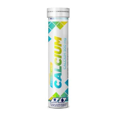 Miniaturka artykułu - Allnutrition Calcium Tabletki musujące o smaku cytrynowym, 20 szt.
