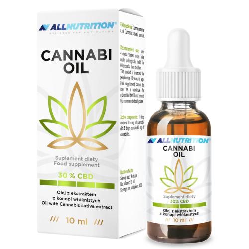 Miniaturka artykułu - Allnutrition Cannabi Oil Olej CBD 30%, 10 ml
