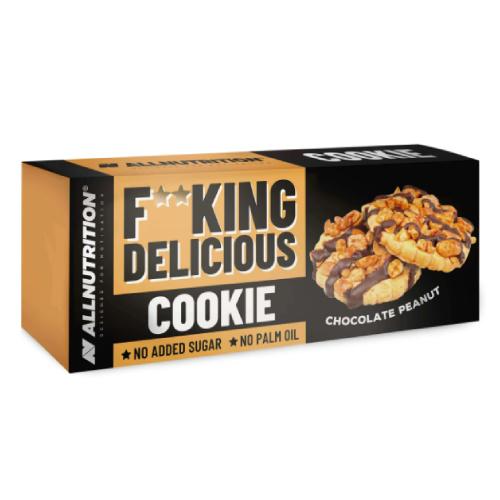 Miniaturka artykułu - ALLNUTRITION FitKing Delicious Ciasteczka kakaowe z orzeszkami arachidowymi, 150g