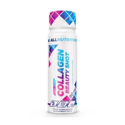 Miniaturka artykułu - Allnutrition Collagen Beauty Shot brzoskwiniowo-pomarańczowy, 80 ml