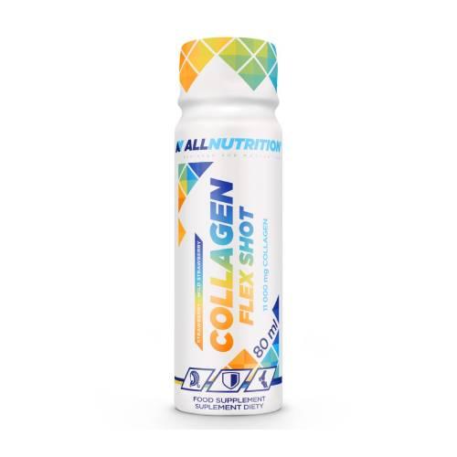Miniaturka artykułu - Allnutrition Collagen Flex Shot truskawkowo-poziomkowy, 80 ml