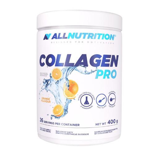 Miniaturka artykułu - ALLNUTRITION Collagen PRO Orange Flavour, 400g