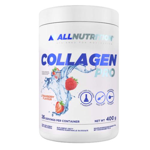 Miniaturka artykułu - ALLNUTRITION Collagen PRO Strawberry Flavour, 400g