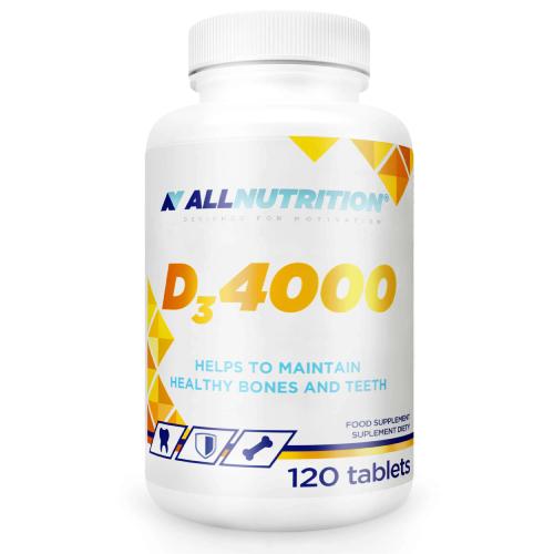 Miniaturka artykułu - Allnutrition D3 4000, 120 tabl.