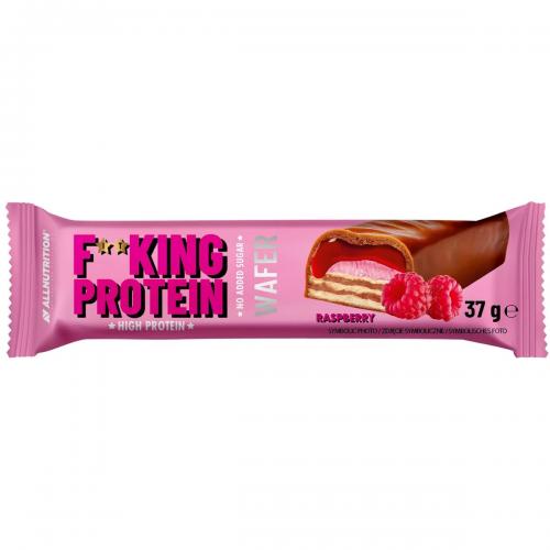 Miniaturka artykułu - Allnutrition Fitking Delicious Baton proteinowy o smaku malinowym, 37 g