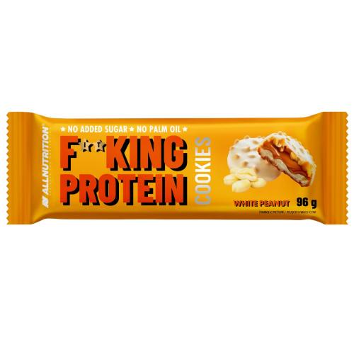 Miniaturka artykułu - Allnutrition Fitking Protein Cookies Ciastka proteinowe o smaku orzechowo-mlecznym, 96 g