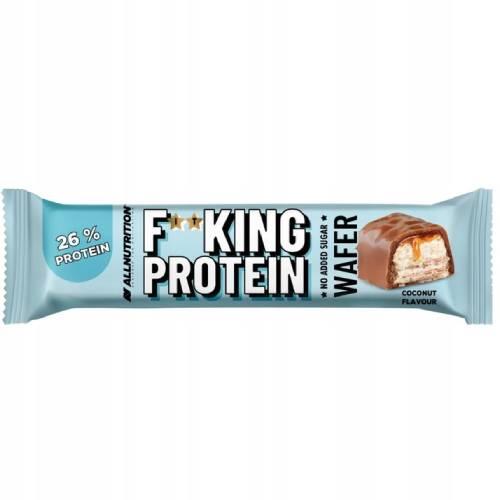 Miniaturka artykułu - Allnutrition Fitking Protein Wafer Coconut Baton proteinowy Kokos, 37 g