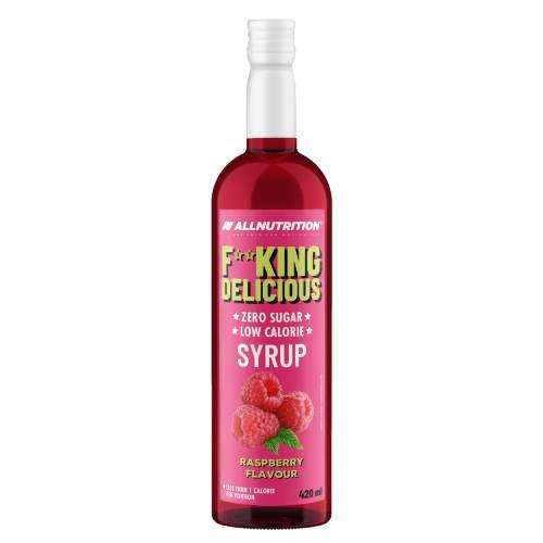 Miniaturka artykułu - Allnutrition Fitking Delicious Syrop Zero Malinowy, 420 ml