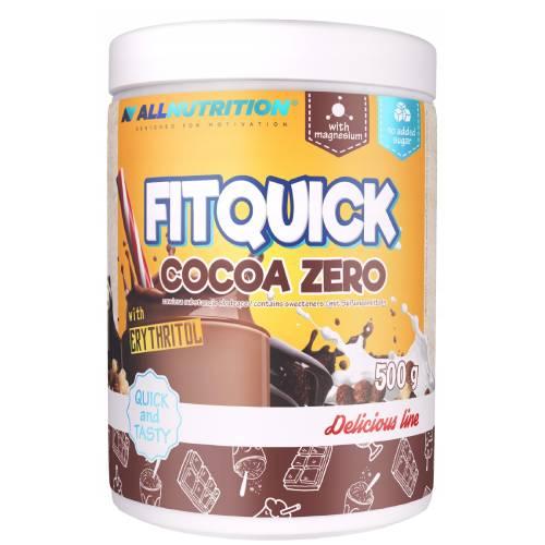 Miniaturka artykułu - ALLNUTRITION Fitquick Nap&oacute;j kakaowy z magnezem, bez dodatku cukru, 500g