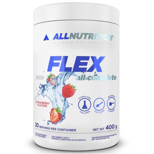 Miniaturka artykułu - ALLNUTRITION FLEX all complete truskawka, 400g 