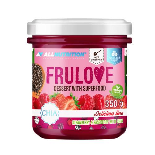 Miniaturka artykułu - ALLNUTRITION Frulove Dessert with Superfood truskawka, malina, chia, 350g