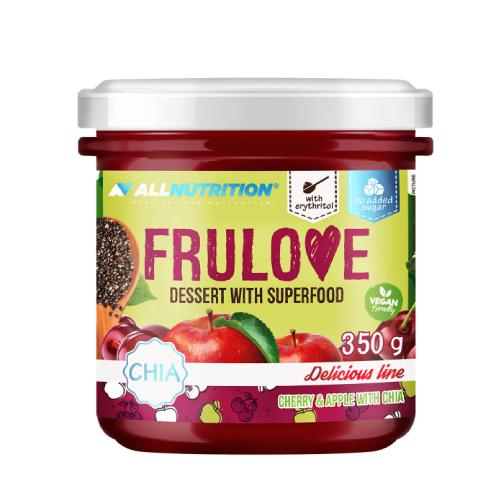 Miniaturka artykułu - ALLNUTRITION Frulove Dessert with Superfood wiśnia, jabłko, nasiona chia, 350g