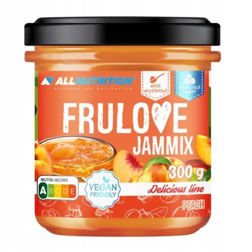 Miniaturka artykułu - Allnutrition Frulove Jammix Peach Dżem brzoskwiniowy, 300 g