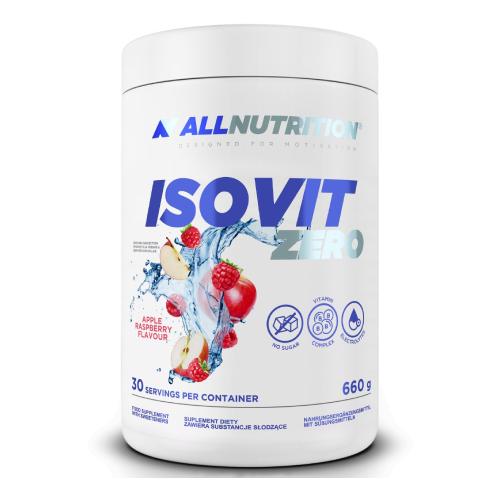 Miniaturka artykułu - Allnutrition Isovit Zero Jabłko-malina, 660 g