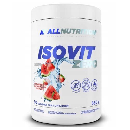 Miniaturka artykułu - Allnutrition Isovit Zero Truskawka-Arbuz, 660 g