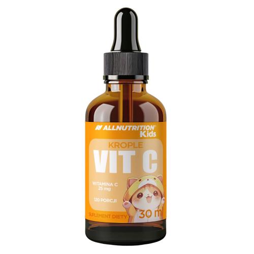 Zdjęcie produktu - Allnutrition Kids Witamina C Krople dla dzieci, 30 ml