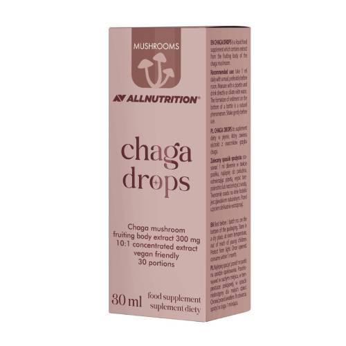 Miniaturka artykułu - Allnutrition Mushrooms Chaga drops skoncentrowany ekstrakt z grzyba chaga, 30 ml