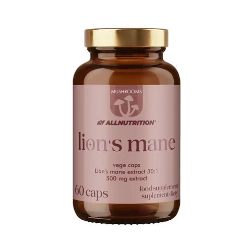 Miniaturka artykułu - Allnutrition Mushrooms Lion's Mane, 60 kaps.