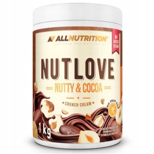 Miniaturka artykułu - Allnutrition Nutlove Nutty & Cocoa Krem czekoladowo-orzechowy z kawałkami orzech&oacute;w, 1000 g