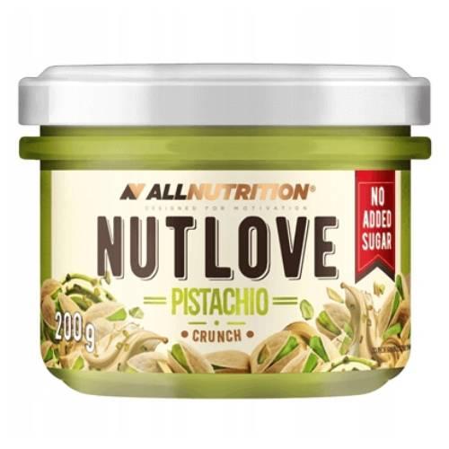 Miniaturka artykułu - Allnutrition Nutlove Pistachio Crunch Krem pistacjowy z kawałkami pistacji, 200 g