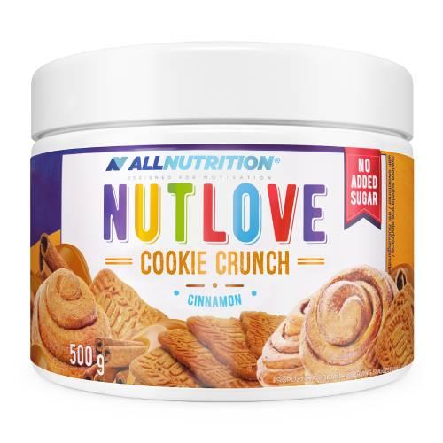Miniaturka artykułu - Allnutrition Nutlove Cookie Crunch Cinnamon Krem ciasteczkowy z cynamonem, 500 g