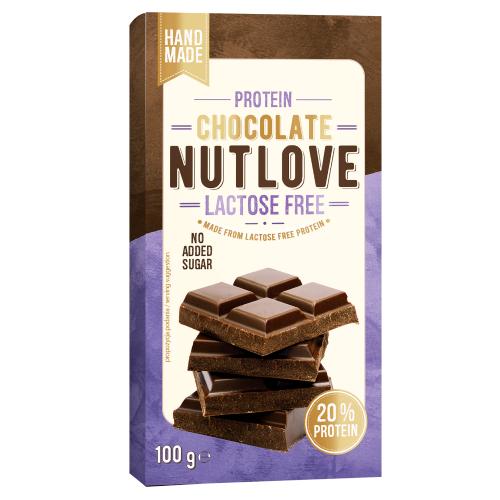 Miniaturka artykułu - ALLNUTRITION Nutlove Protein Chocolate Lactose Free, 100g