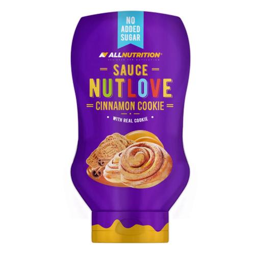 Miniaturka artykułu - Allnutrition Nutlove Sauce Sos Ciasteczko cynamonowe, 280 ml