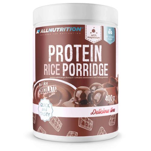 Miniaturka artykułu - ALLNUTRITION Protein Rice Porridge Proteinowa kaszka ryżowa Mleczna czekolada, 400g