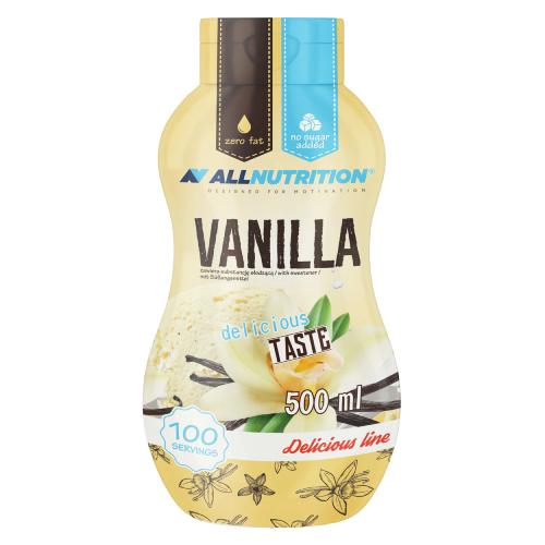 Miniaturka artykułu - ALLNUTRITION Sweet Sauce Sos zero Wanilia, 500ml