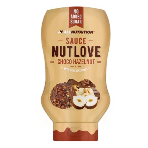 Miniaturka artykułu - ALLNUTRITION Sauce Nutlove Choco Hazelnut Sos orzechowo-kakaowy, 280g
