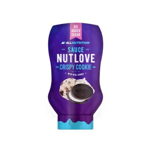 Miniaturka artykułu - ALLNUTRITION Sauce Nutlove Crispy Cookie Sos mleczno-śmietankowy z ciasteczkami, 280g