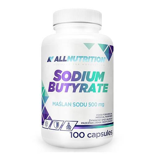Miniaturka artykułu - Allnutrition Sodium Butyrate Maślan Sodu 500 mg, 100 kaps.