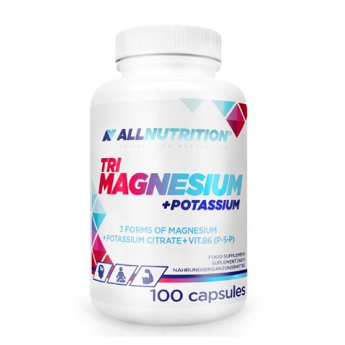 Miniaturka artykułu - ALLNUTRITION Tri Magnesium + Potassium, 100 kaps.