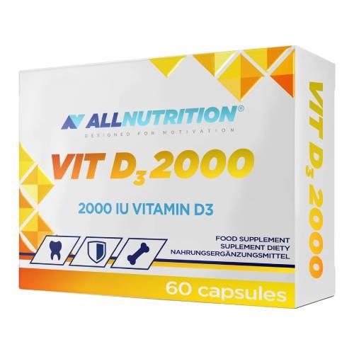 Miniaturka artykułu - ALLNUTRITION VIT D3 2000 - 60 kapsułek