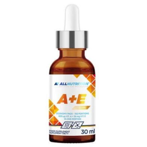 Miniaturka artykułu - ALLNUTRITION Witamina A+E w kroplach, 30ml