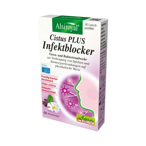 Alsiroyal Cistus Plus Infect Blocker Ochrona przed wirusami i bakteriami, 30 pastylek