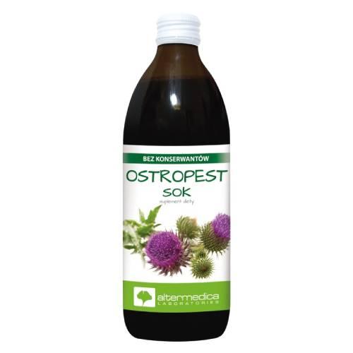 Miniaturka artykułu - Alter Medica Sok Ostropest, 500 ml