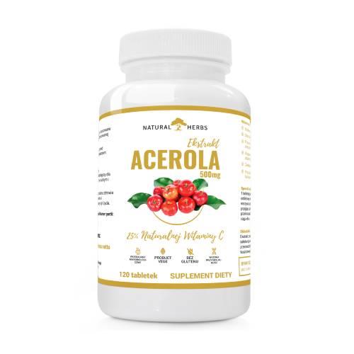 Miniaturka artykułu - ALTO PHARMA Acerola Forte 500mg, 120 tabletek