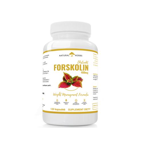 Miniaturka artykułu - ALTOPHARMA Forskolin Pokrzywa Indyjska 400mg, 120kaps.