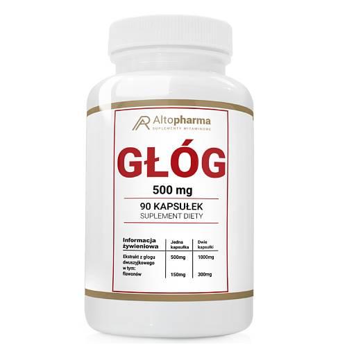 Miniaturka artykułu - ALTOPHARMA Gł&oacute;g 500 mg, 90 kaps.