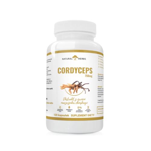Miniaturka artykułu - ALTOPHARMA Kordyceps 750mg, 120kaps.