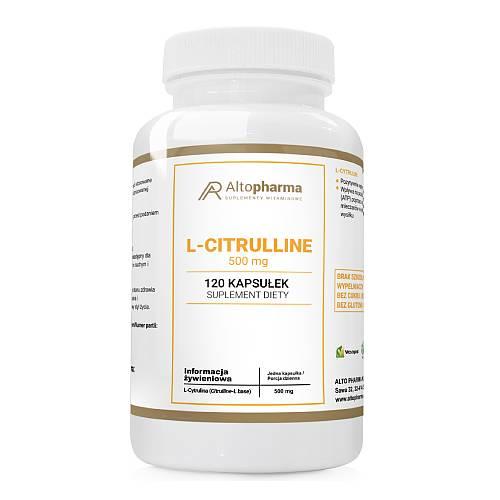 Miniaturka artykułu - ALTOPHARMA L-Cytrulina 500 mg, 60 kaps.