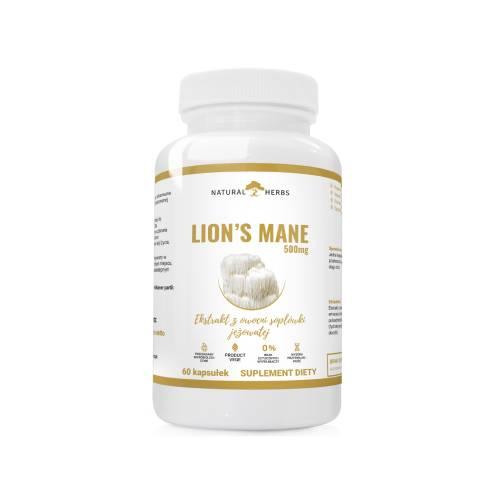 Miniaturka artykułu - ALTOPHARMA Lion's Mane 500mg, 60 kapsułek