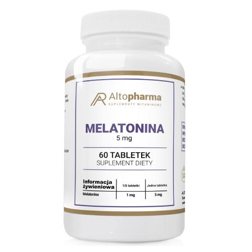 Miniaturka artykułu - ALTOPHARMA Melatonina 5mg, 60 tabl.