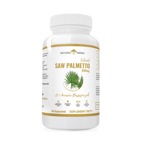 Miniaturka artykułu - ALTOPHARMA Palma Sabałowa 600mg 25% Kwas&oacute;w Tłuszczowych, 60kaps.