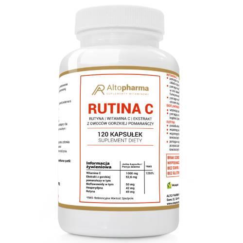 Miniaturka artykułu - Altopharma Rutina C, 120 kaps.